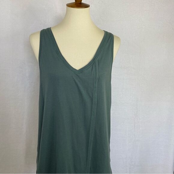 LULULEMON KNOT A PROBLEM TANK TOP TIE FRONT GRAPHITE GREEN - Picture 6 of 11